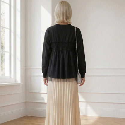 Tops/チュールレイヤードトップス ST/No.22480