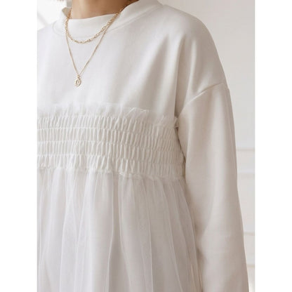 Tops/チュールレイヤードトップス ST/No.22480