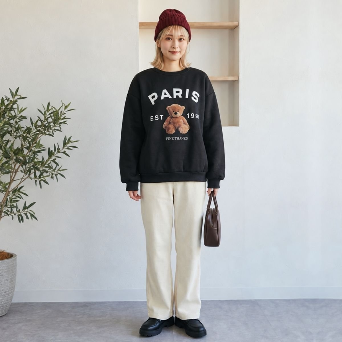 Tops/裏シャギーベアロゴスウェット ST/No.22482