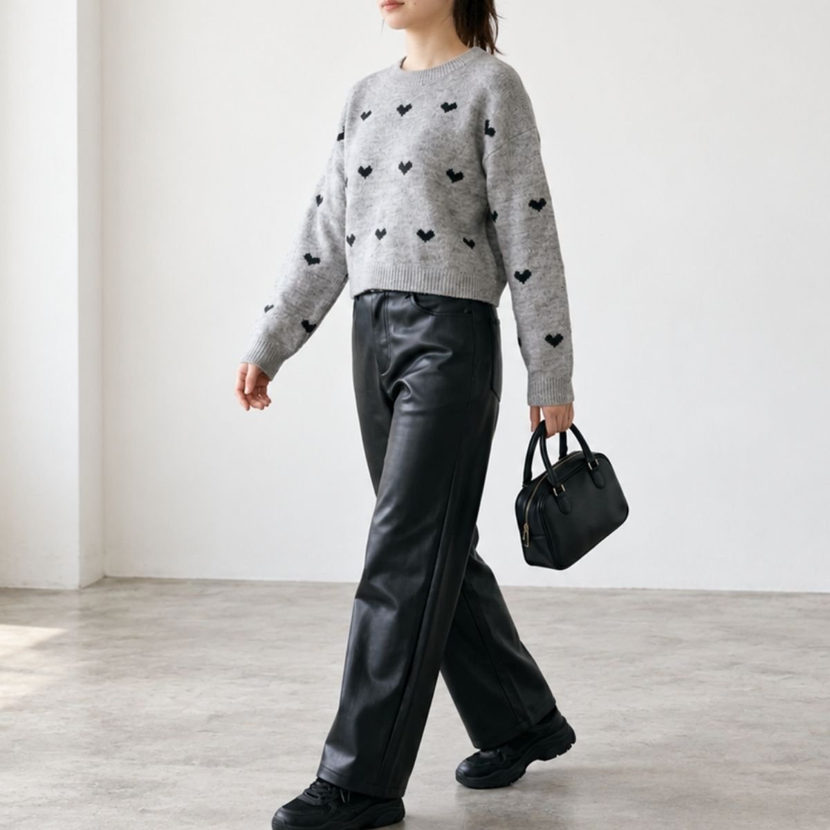 Knit/ハートジャガードニット ST/No.22487