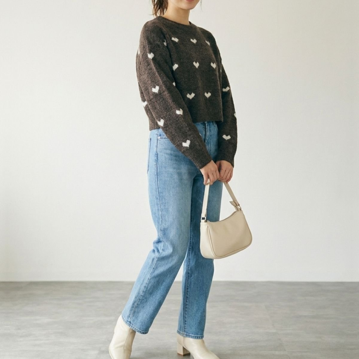 Knit/ハートジャガードニット ST/No.22487