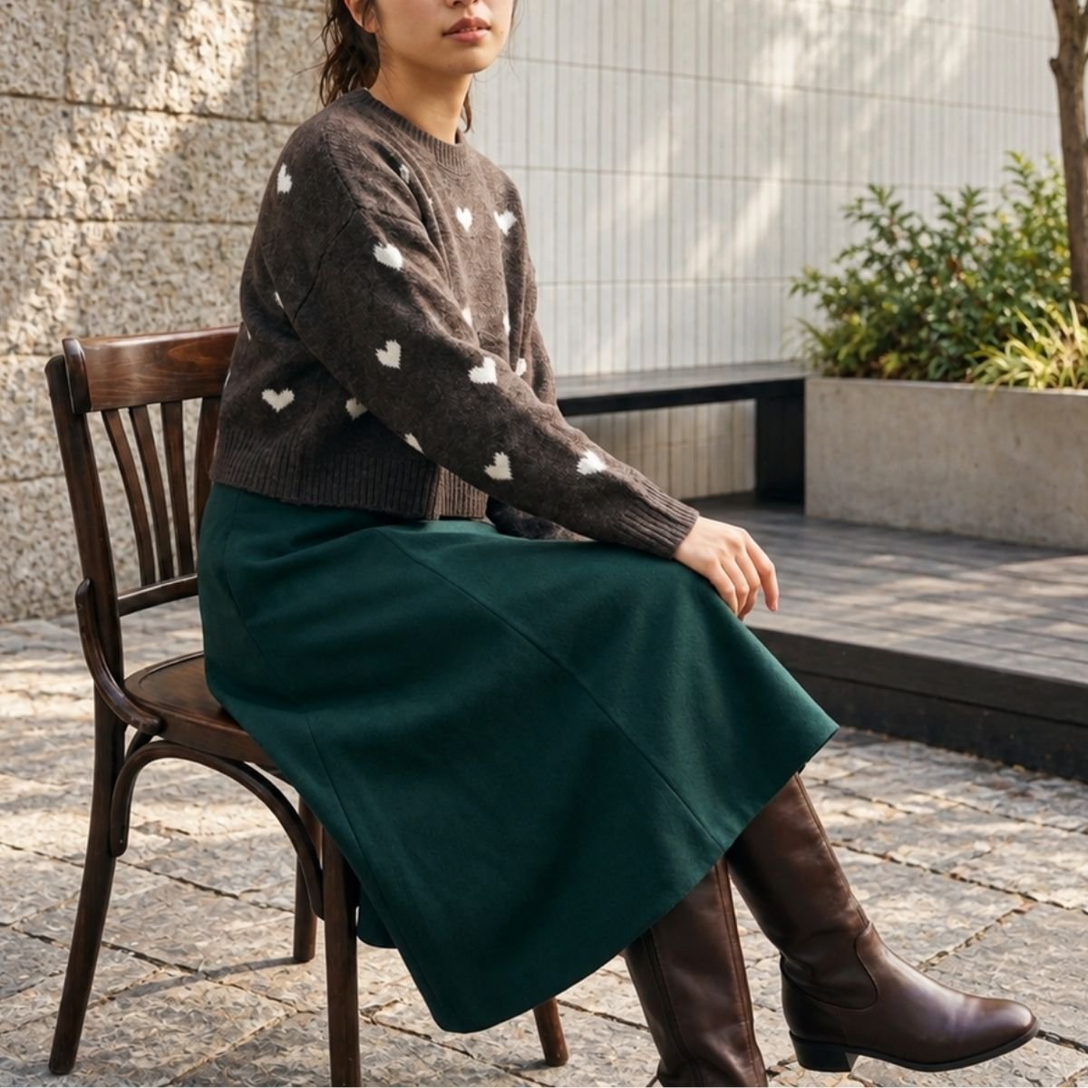 Knit/ハートジャガードニット ST/No.22487