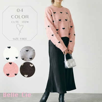 Knit/ハートジャガードニット ST/No.22487