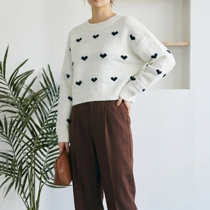 Knit/ハートジャガードニット ST/No.22487