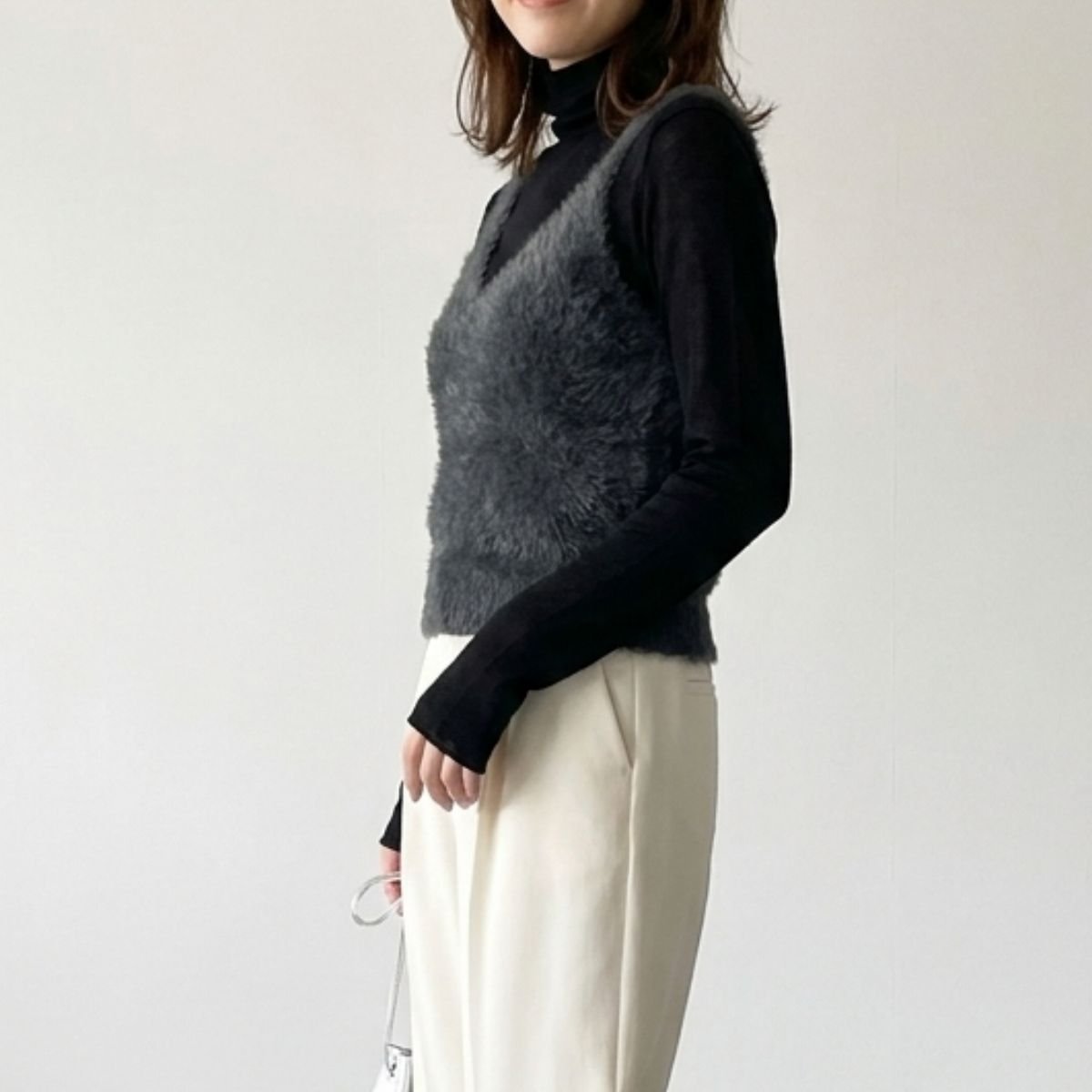 Tops/シャギーニットキャミビスチェ ST/No.22498