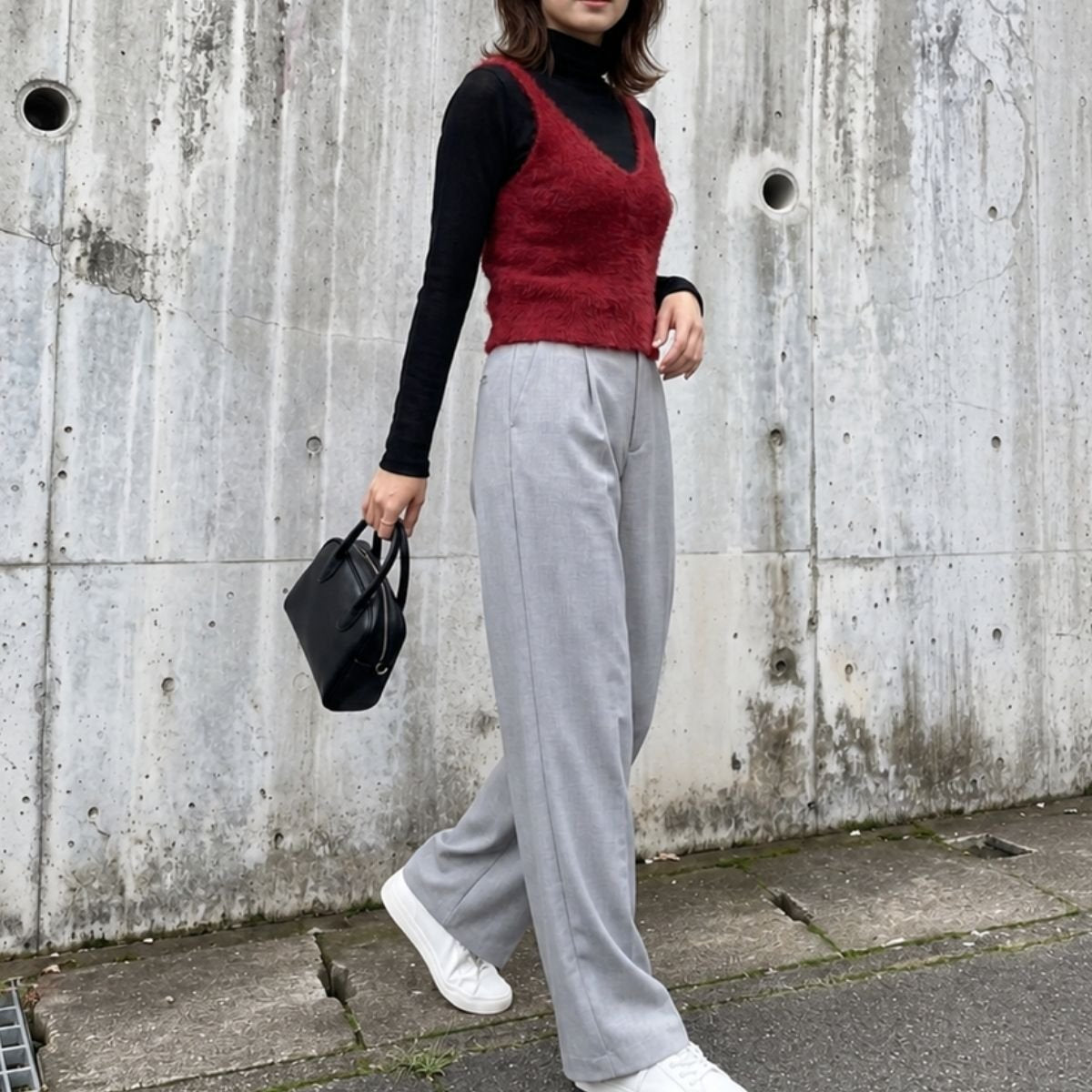 Tops/シャギーニットキャミビスチェ ST/No.22498