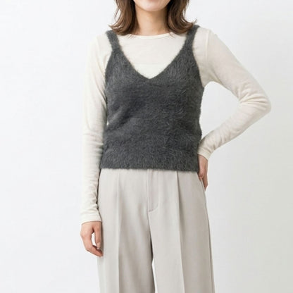 Tops/シャギーニットキャミビスチェ ST/No.22498