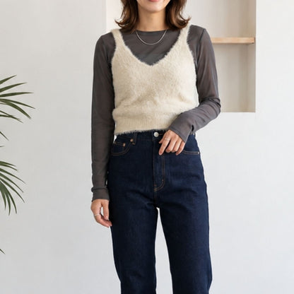 Tops/シャギーニットキャミビスチェ ST/No.22498