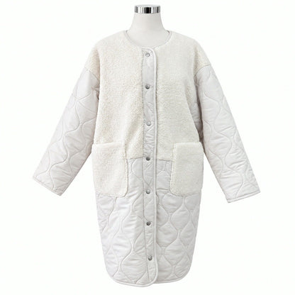 Outer/ボア切替キルティングロングコート ST/No.22509
