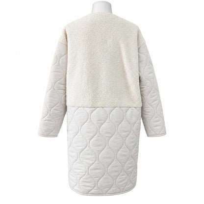 Outer/ボア切替キルティングロングコート ST/No.22509