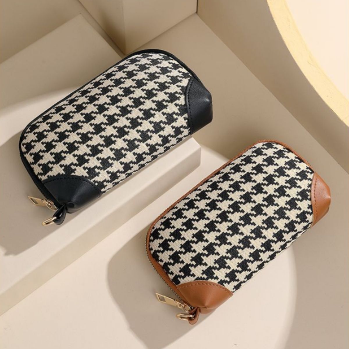 Chime Trip/千鳥柄クラシックマルチポーチ ST/No.26056