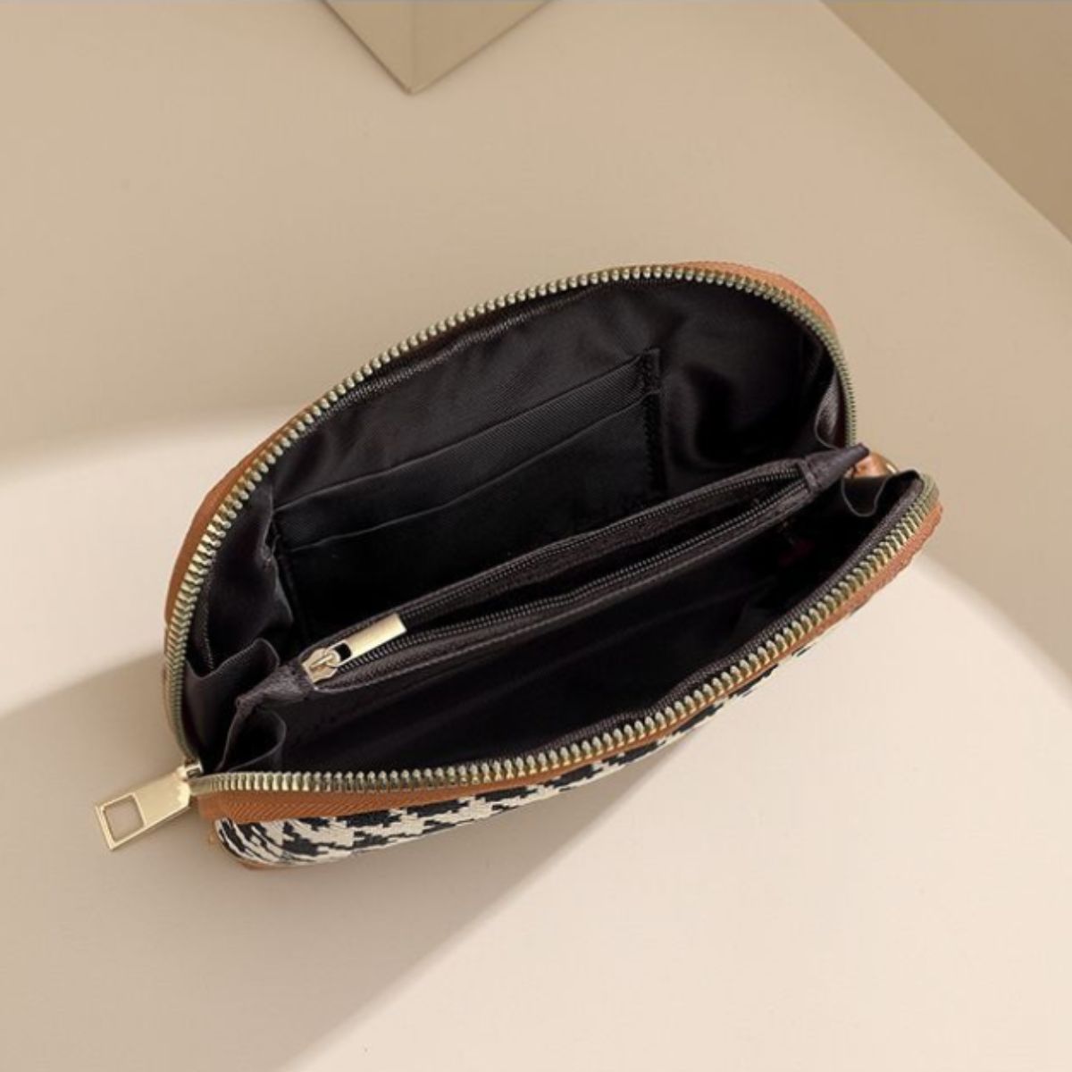 Chime Trip/千鳥柄クラシックマルチポーチ ST/No.26056