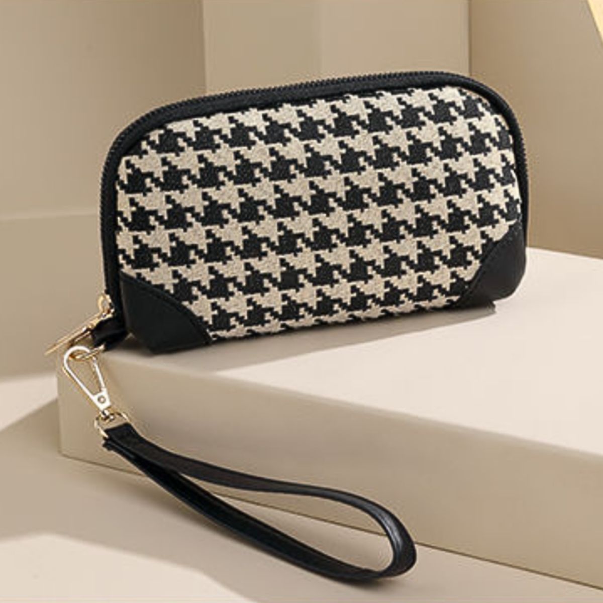 Chime Trip/千鳥柄クラシックマルチポーチ ST/No.26056