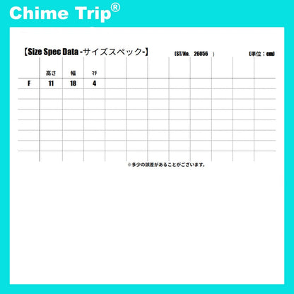 Chime Trip/千鳥柄クラシックマルチポーチ ST/No.26056