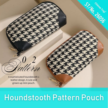 Chime Trip/千鳥柄クラシックマルチポーチ ST/No.26056