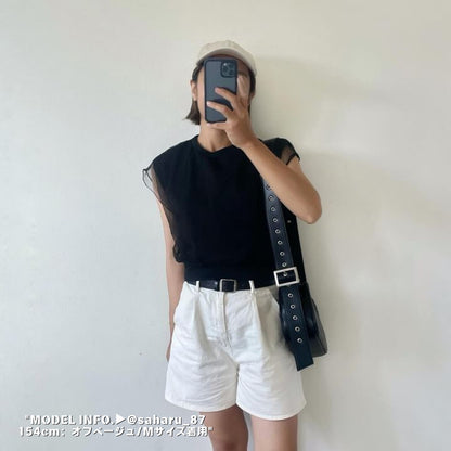 Pants/タック入りキュロットショートパンツ ST/No.27118