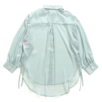 Tops/ シアーシャツ 脇リボン  ST/No.27261