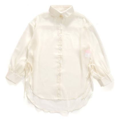 Tops/ シアーシャツ 脇リボン  ST/No.27261