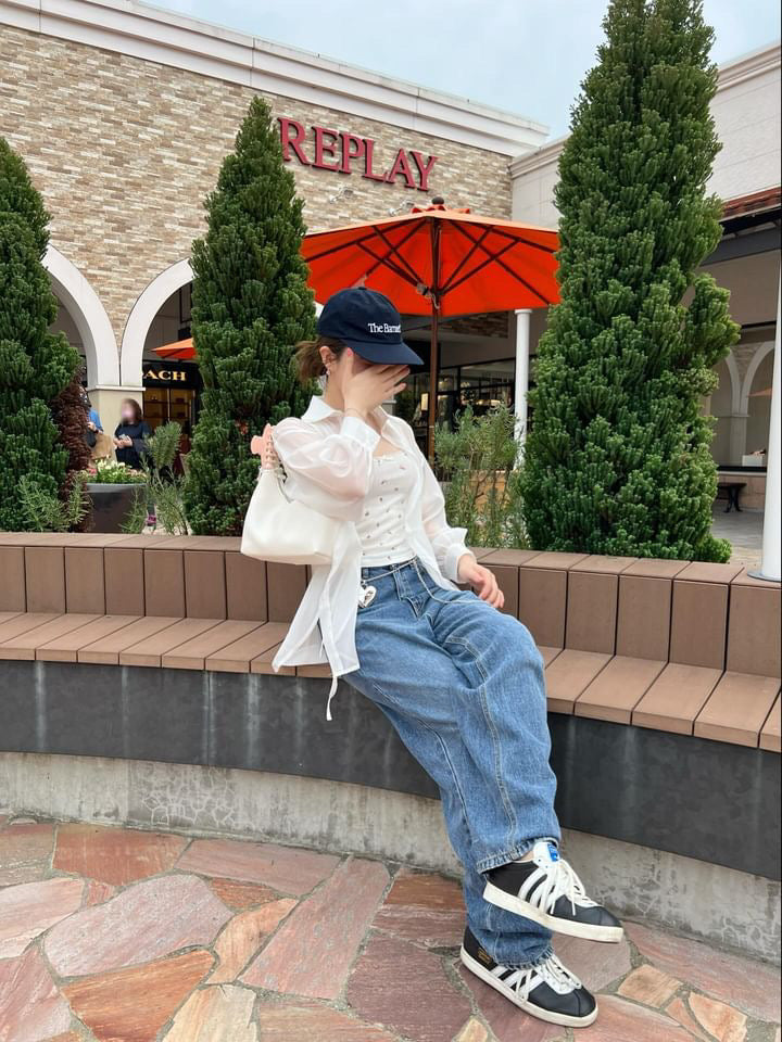 Tops/ シアーシャツ 脇リボン  ST/No.27261
