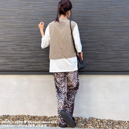 Pants/ レオパード ワイドイージーパンツ ST/No.27289