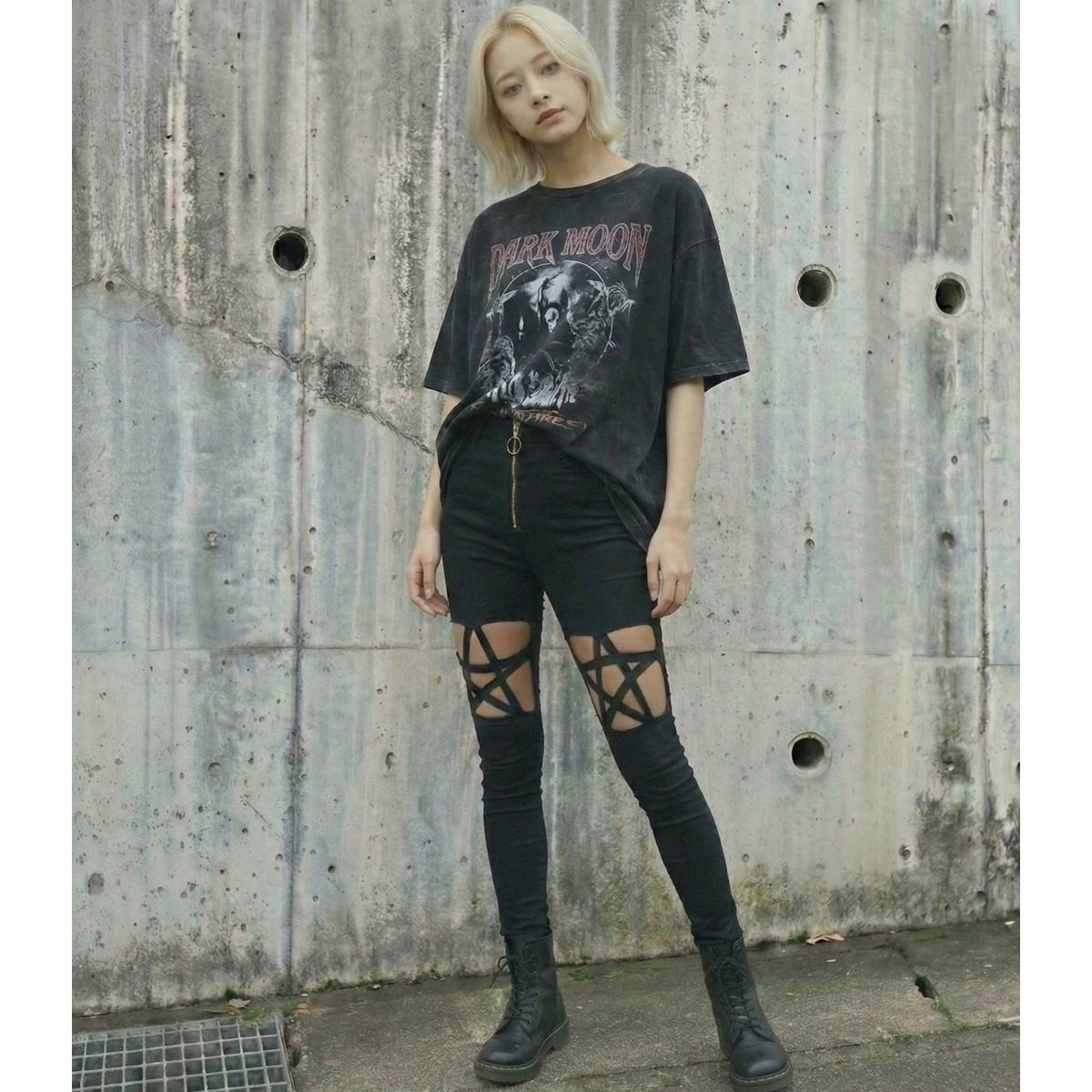 Pants/くり抜きロックパギンス ST/No.27434