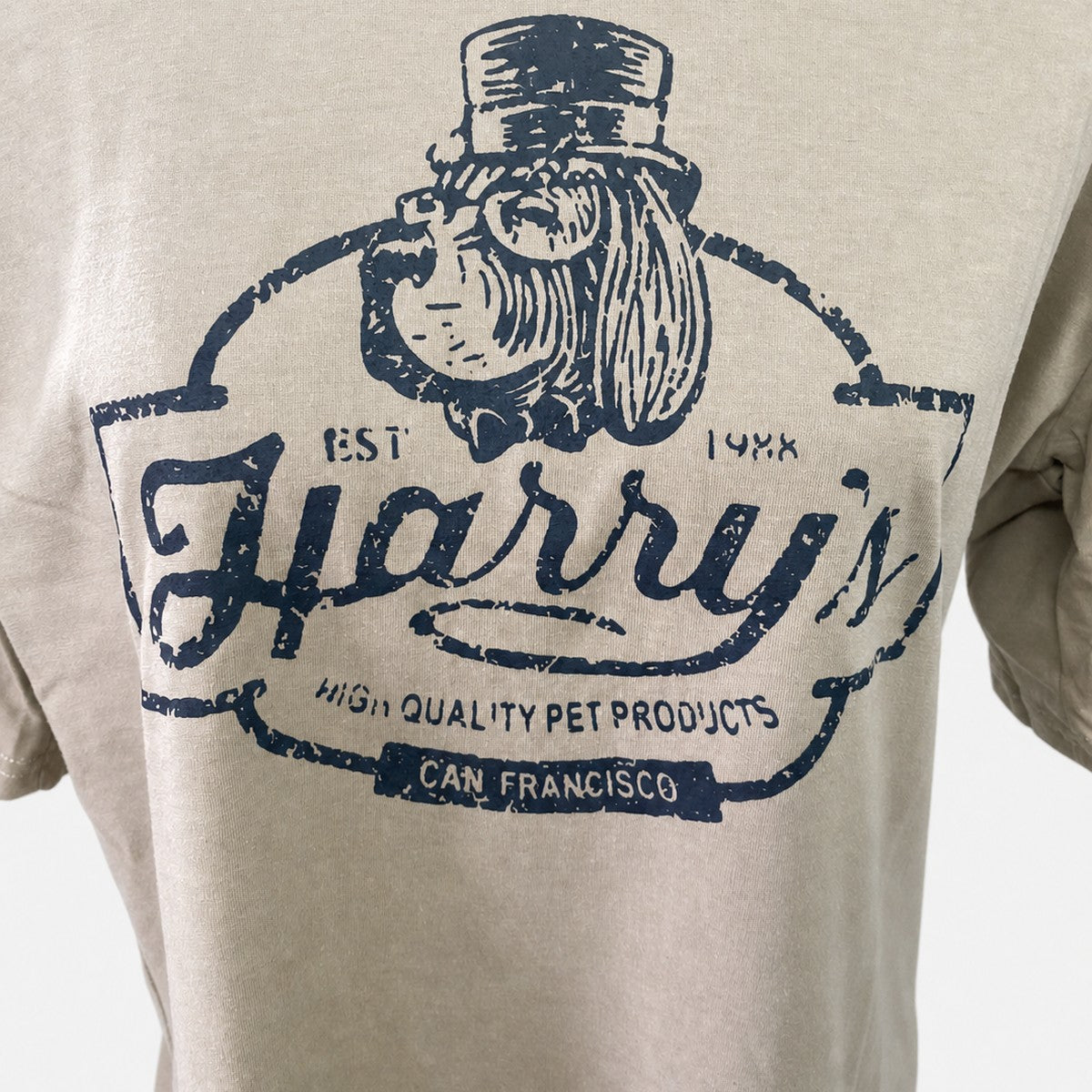 半袖Tシャツ ブラウン 実物撮影 デザイン部分