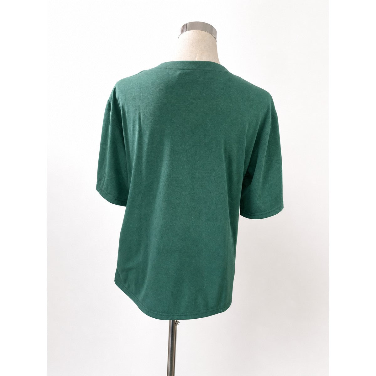 半袖Tシャツ グリーン 実物撮影 背面