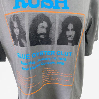 転写プリントTシャツ チャコールグレー 実物撮影 デザイン部分