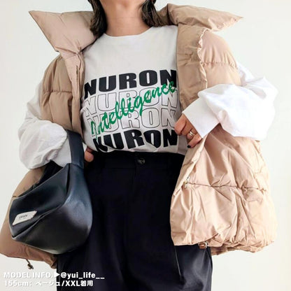 Outer/スタンドネック中綿ベスト ST/No.27539