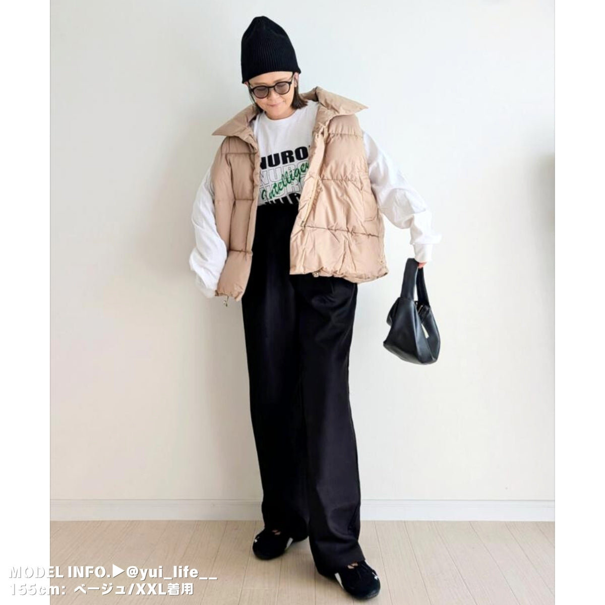 Outer/スタンドネック中綿ベスト ST/No.27539