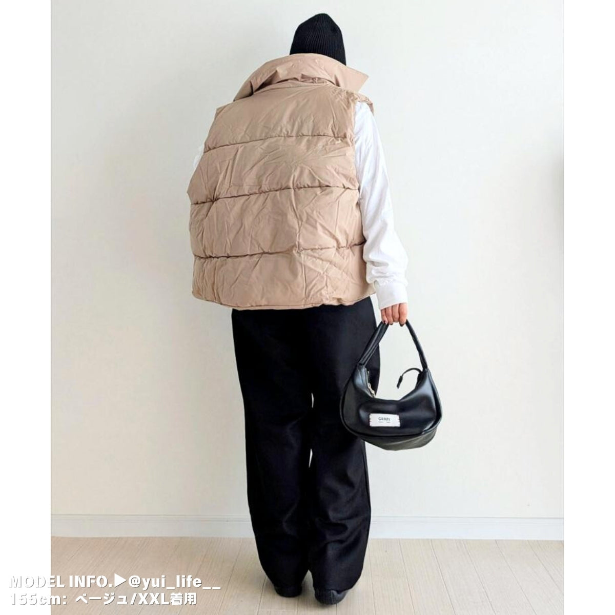 Outer/スタンドネック中綿ベスト ST/No.27539