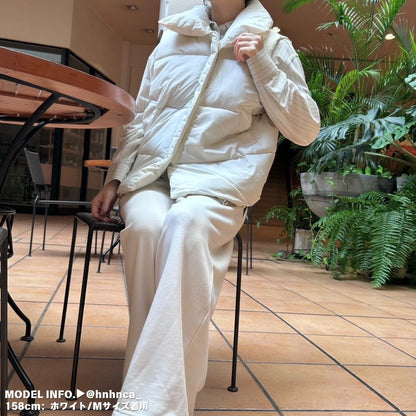 Outer/スタンドネック中綿ベスト ST/No.27539