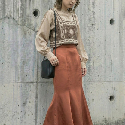 Knit/かぎ編みビスチェ ST/No.27665