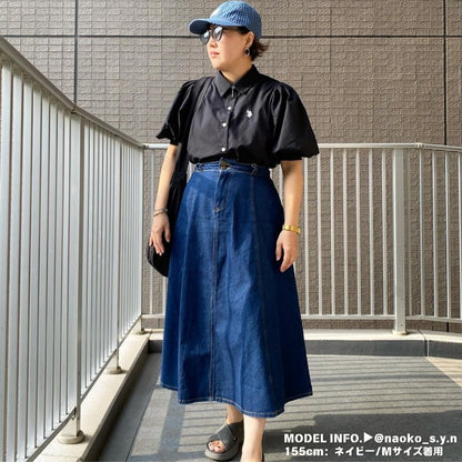 Skirt/デニムフレアスカート ST/No.27688