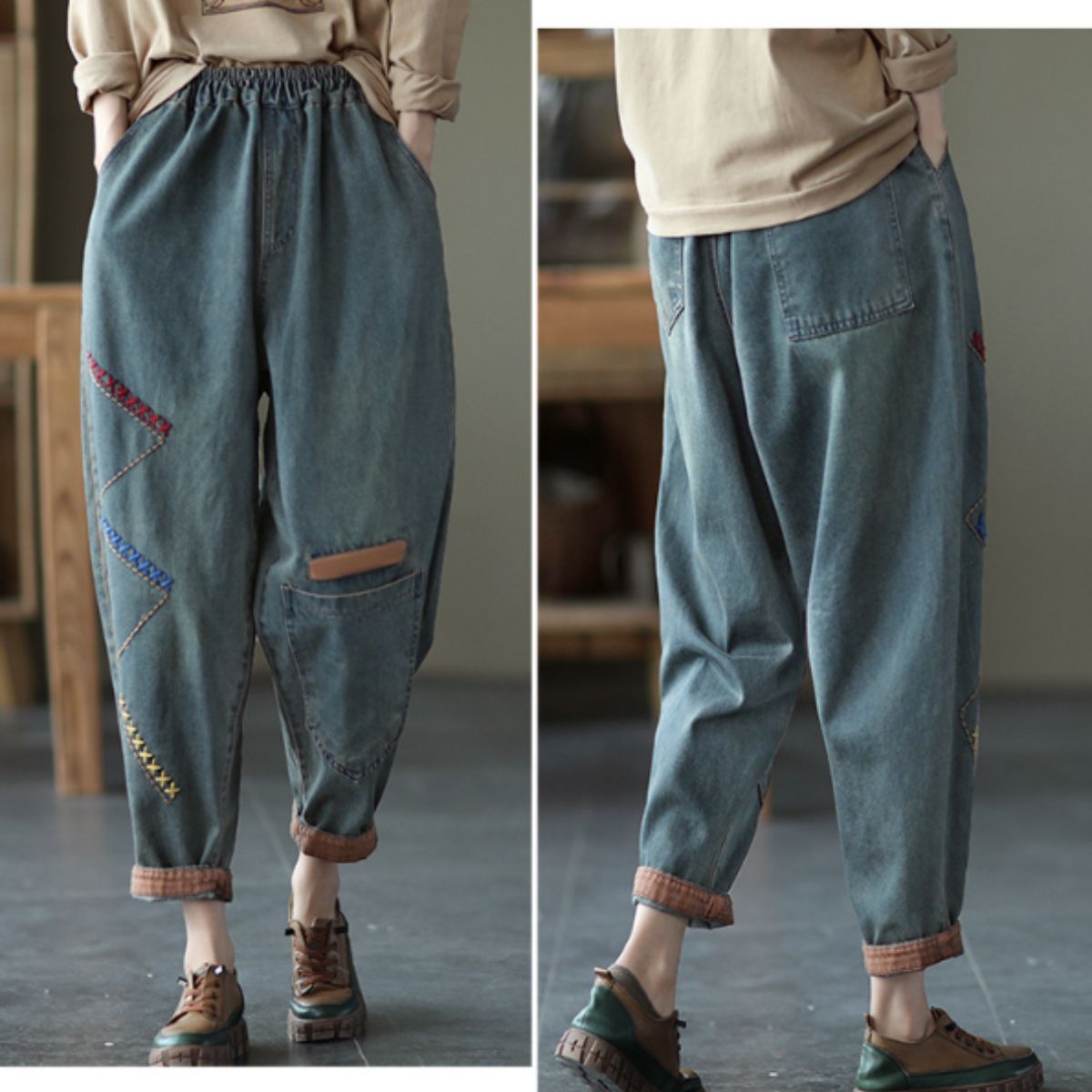 Jeans/リラックステーパードデニムパンツ ST/No.27711