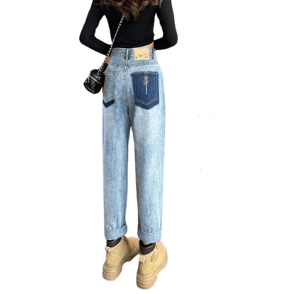 Pants/ダメージパッチワークデニムパンツ ST/No.27730