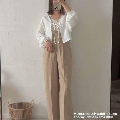 Tops/シンプルモノトーンカーディガン ST/No.27748