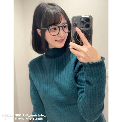 Knit/裏起毛ハイネックニットトップス ST/No.27783