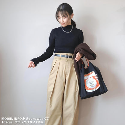 Knit/裏起毛ハイネックニットトップス ST/No.27783