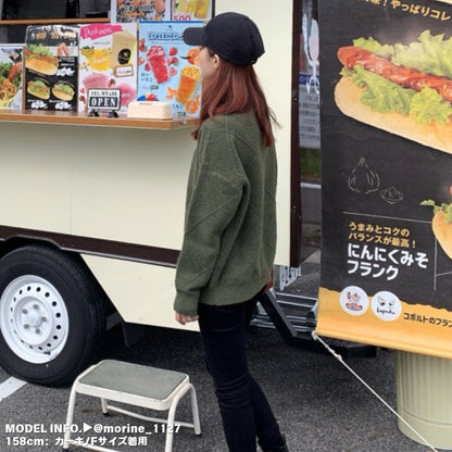 Knit/ダイヤ柄ハイネックニットトップス ST/No.27789