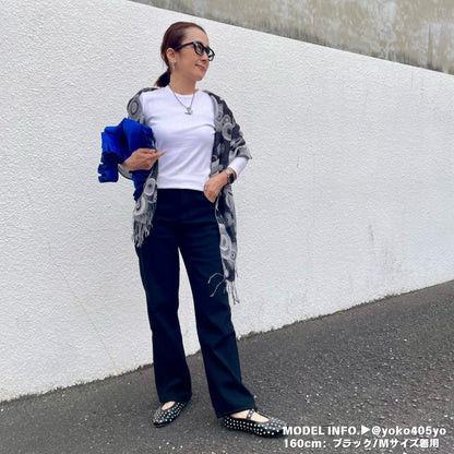 Pants/裏起毛ワイドロングパンツ ST/No.27801