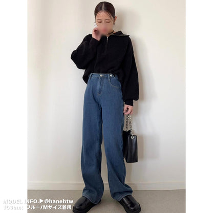 Pants/裏起毛ワイドロングパンツ ST/No.27801