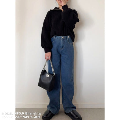 Pants/裏起毛ワイドロングパンツ ST/No.27801