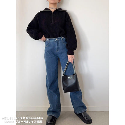 Pants/裏起毛ワイドロングパンツ ST/No.27801