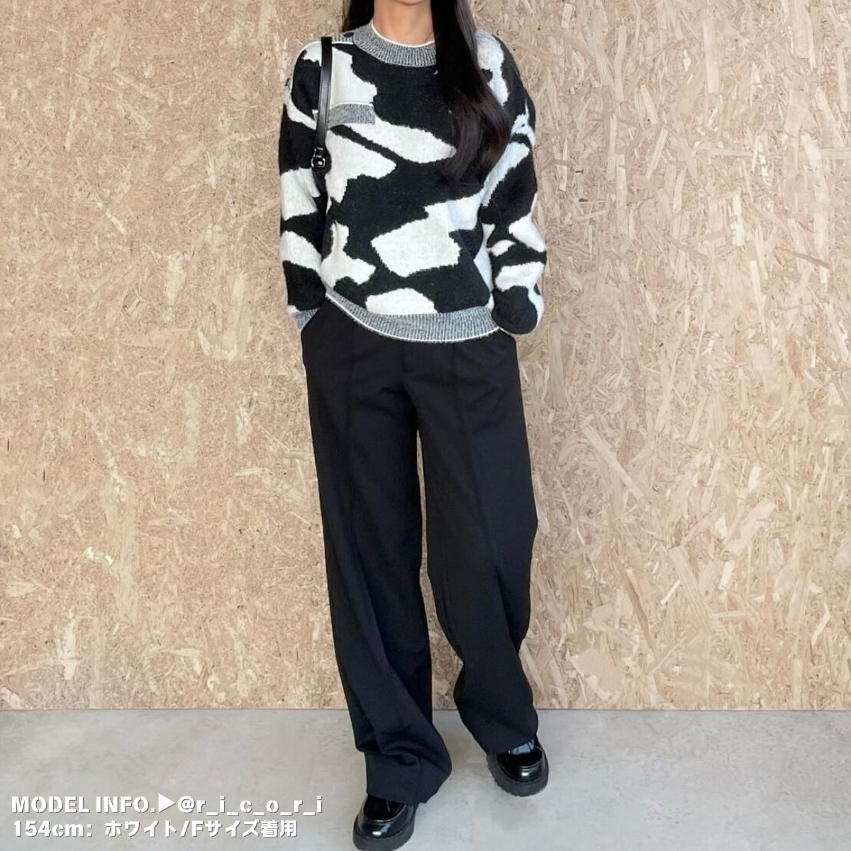 Knit/カラーマーブルニットプルオーバー ST/No.27816