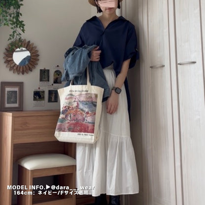 Shirts/Aラインスキッパーカラーシャツ ST/No.27888