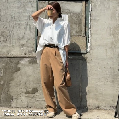 Shirts/Aラインスキッパーカラーシャツ ST/No.27888