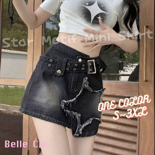 Skirt/星モチーフデニムミニスカート ST/No.27889