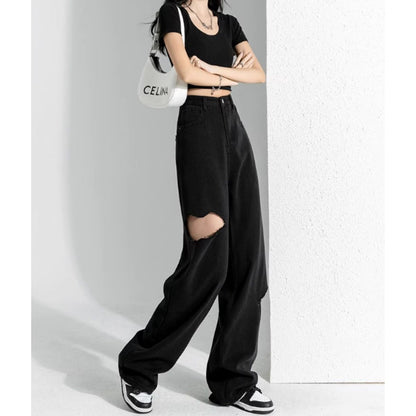 Pants/サイドカットダメージワイドパンツ ST/No.27903