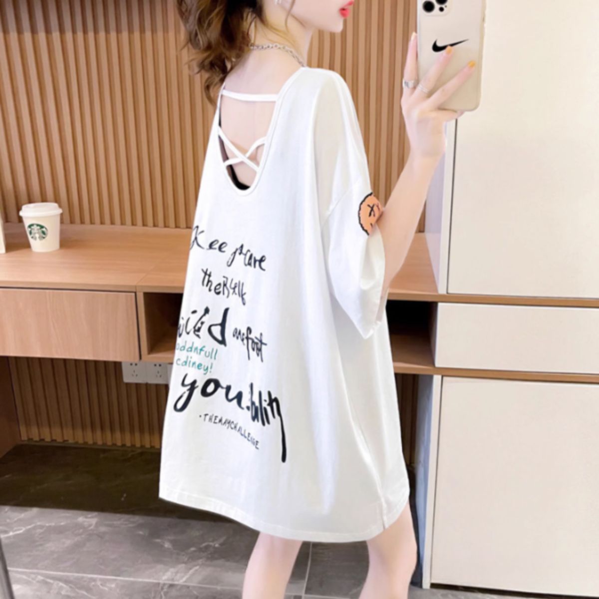 T-Shirts/バッククロスビッグシルエットＴ ST/No.27921